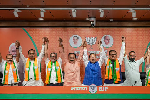 Raj Kumar Anand, Kartar Singh Tanwar joins BJP